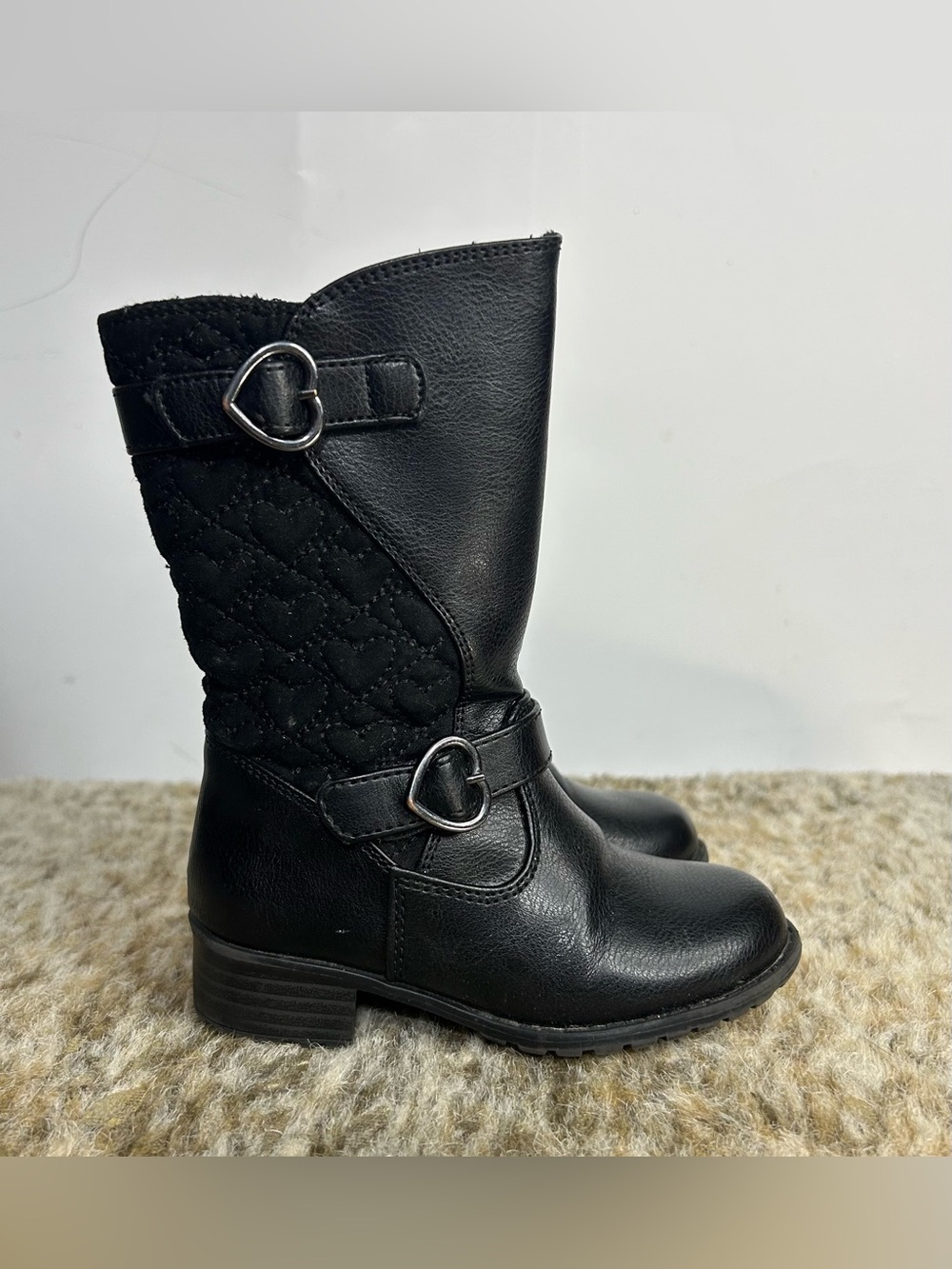 5 for‎ $25🔥Rachel Shoes Black Booties Girls Toddler Size 7